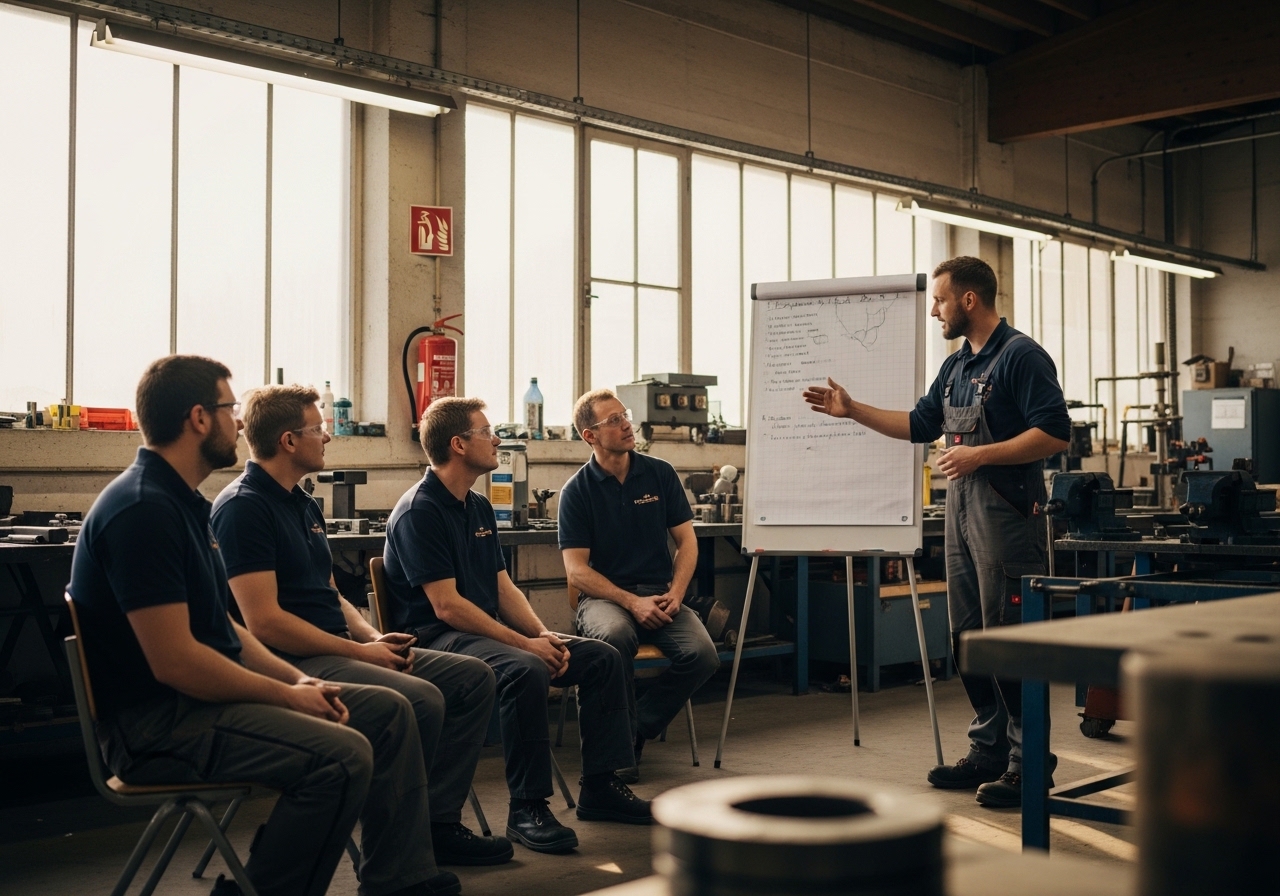 Sicherheitsschulung im Betrieb